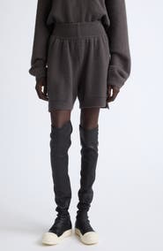 Rick Owens Cashmere Blend Knit Shorts