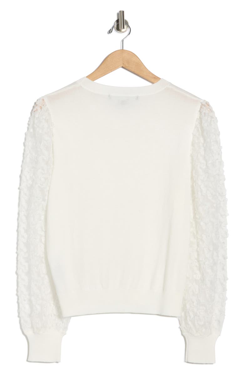 French Connection Luvvy Sweater, Alternate, color, Winter White