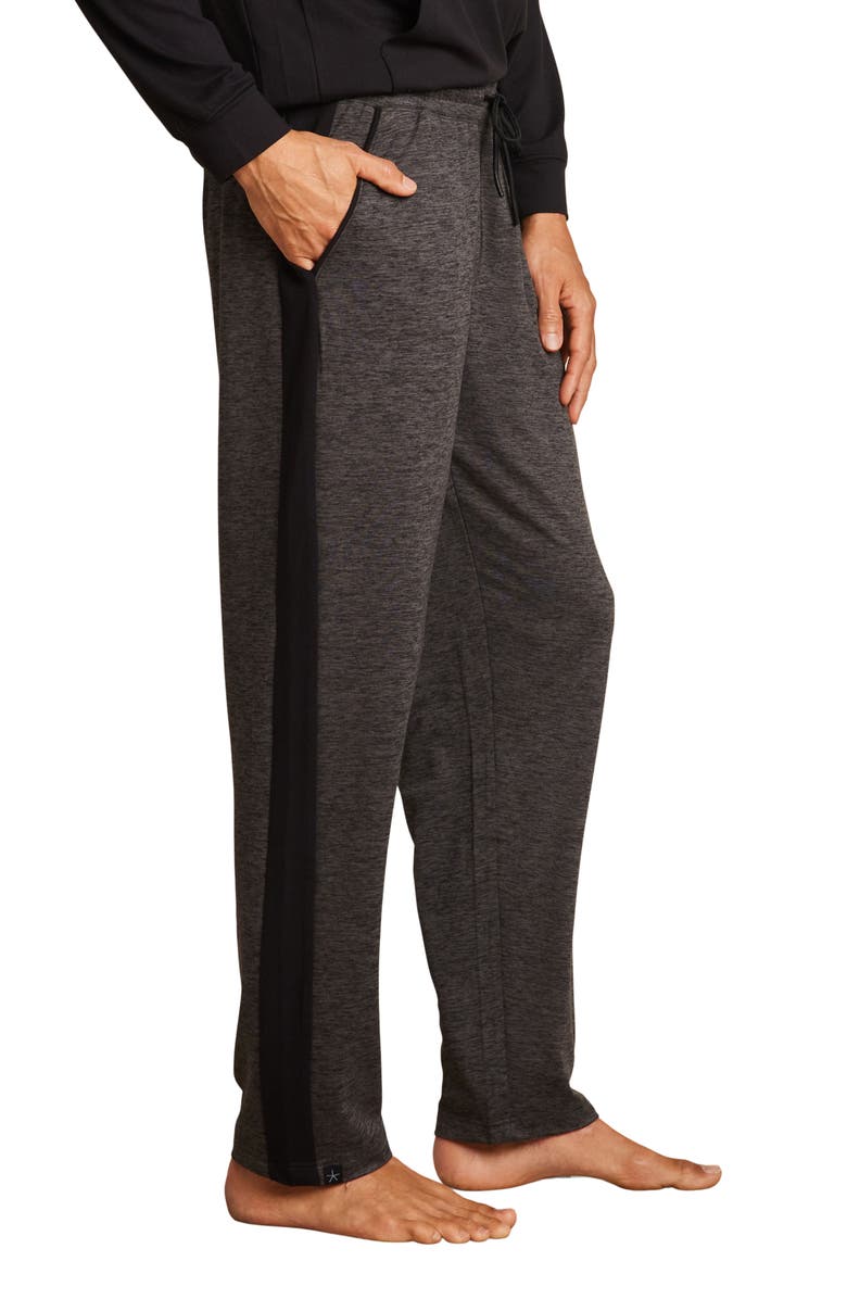 Barefoot Dreams<sup>®</sup> Malibu Collection<sup>®</sup> Butterchic Track Pants, Alternate, color, Heather Carbon