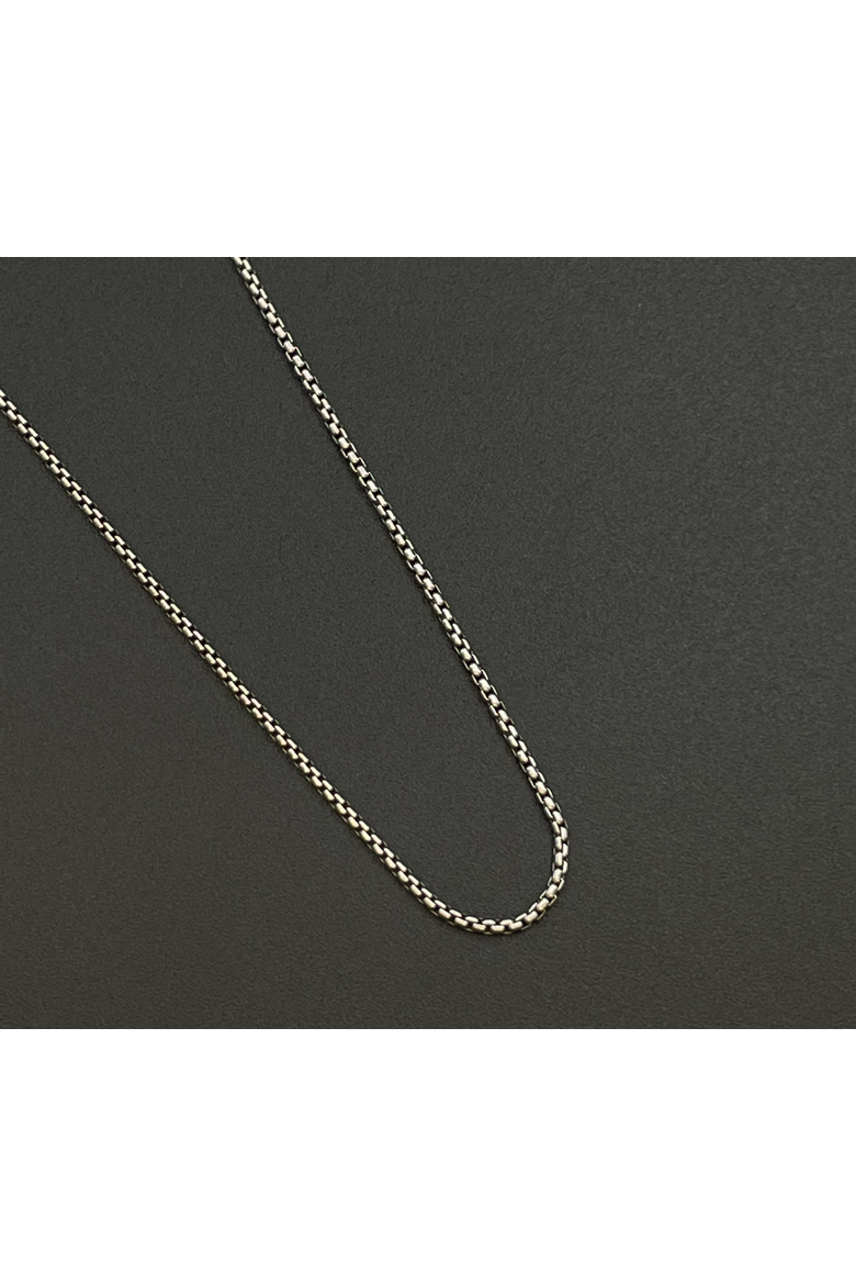 Sterling Silver Roundbox pendant Necklace, Alternate, color, Silver