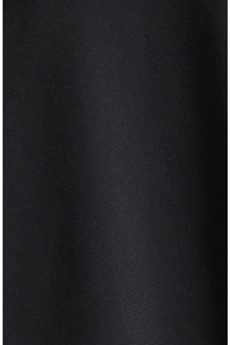 Milano Stitch Fit & Flare Sweater Dress, Alternate, color, BLACK