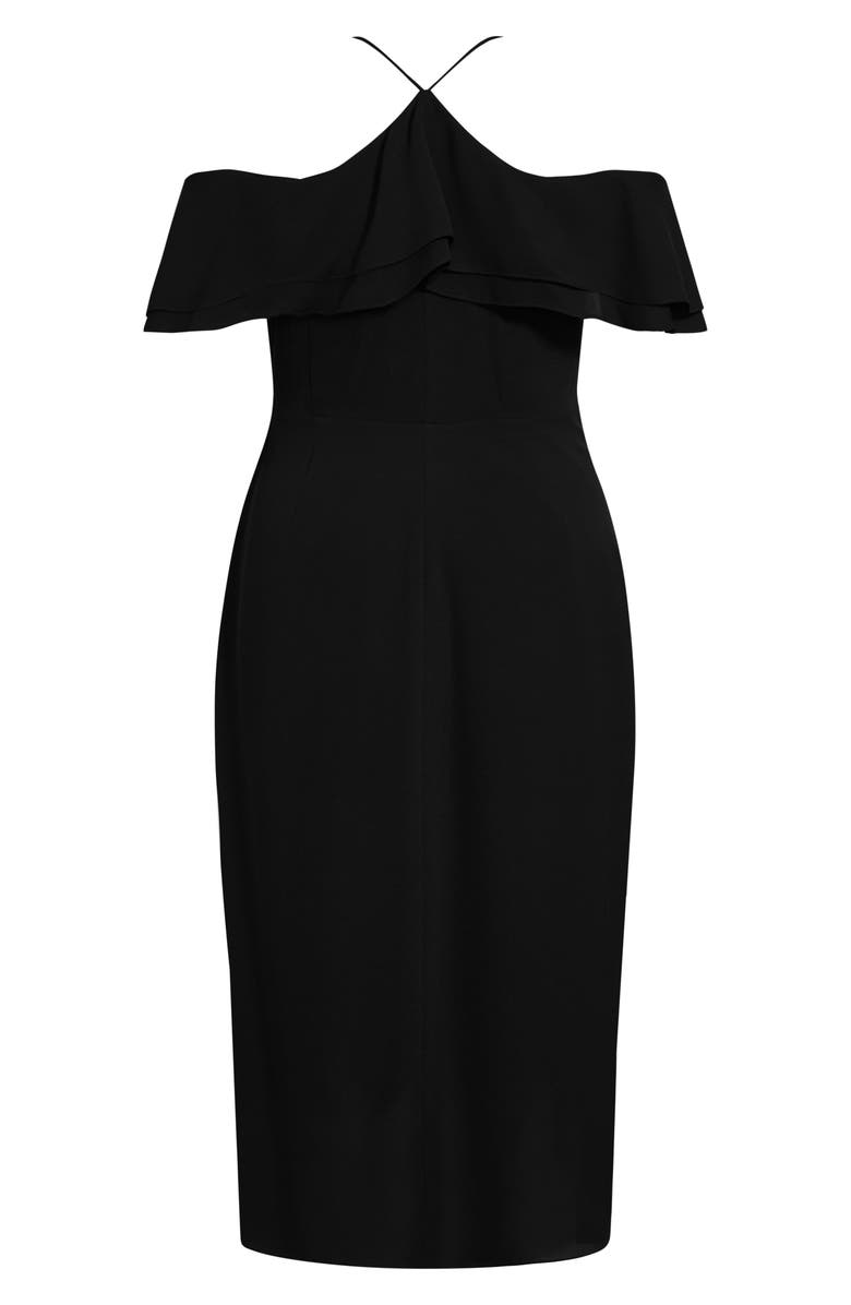 City Chic Elegant Maxi Wrap Dress, Alternate, color,