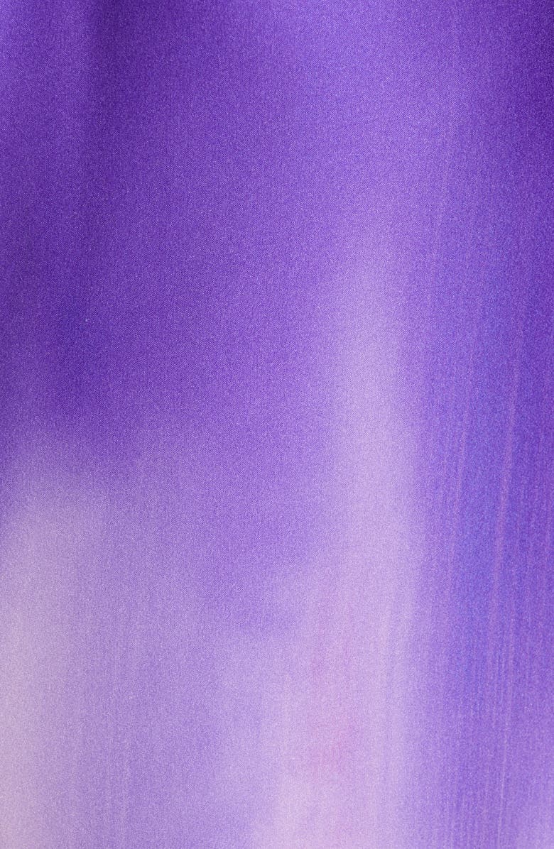 flor et. al Everett Long Sleeve Ombré Charmeuse Gown, Alternate, color,