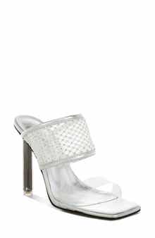 LONDON RAG Salween Clear Strap Stiletto Sandal