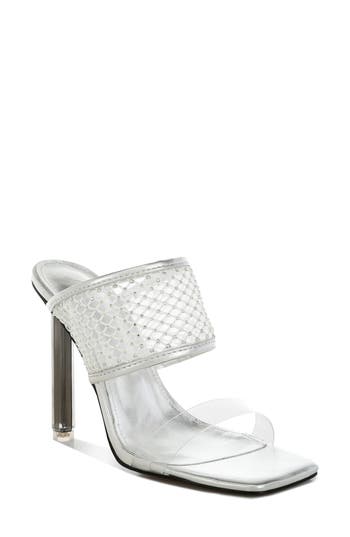 LONDON RAG LONDON RAG SALWEEN CLEAR STRAP STILETTO SANDAL 