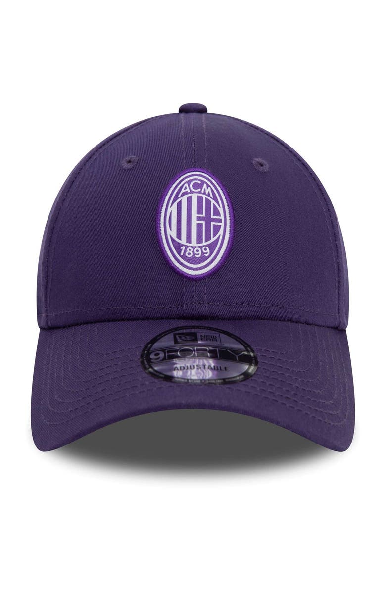 New Era Men's New Era Purple AC Milan Seasonal 9FORTY Adjustable Hat, Alternate, color, 