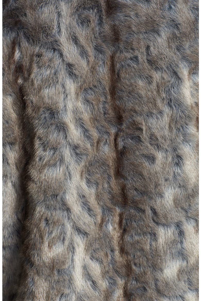 Faux Fur Vest (Nordstrom Exclusive), Alternate, color, GREY