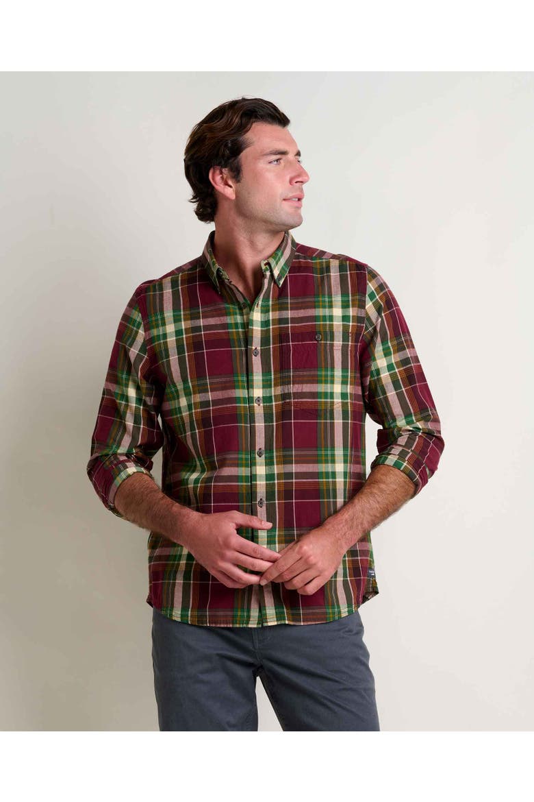 Men's Airscape Long Sleeve Shirt, Main, color, Port Madras