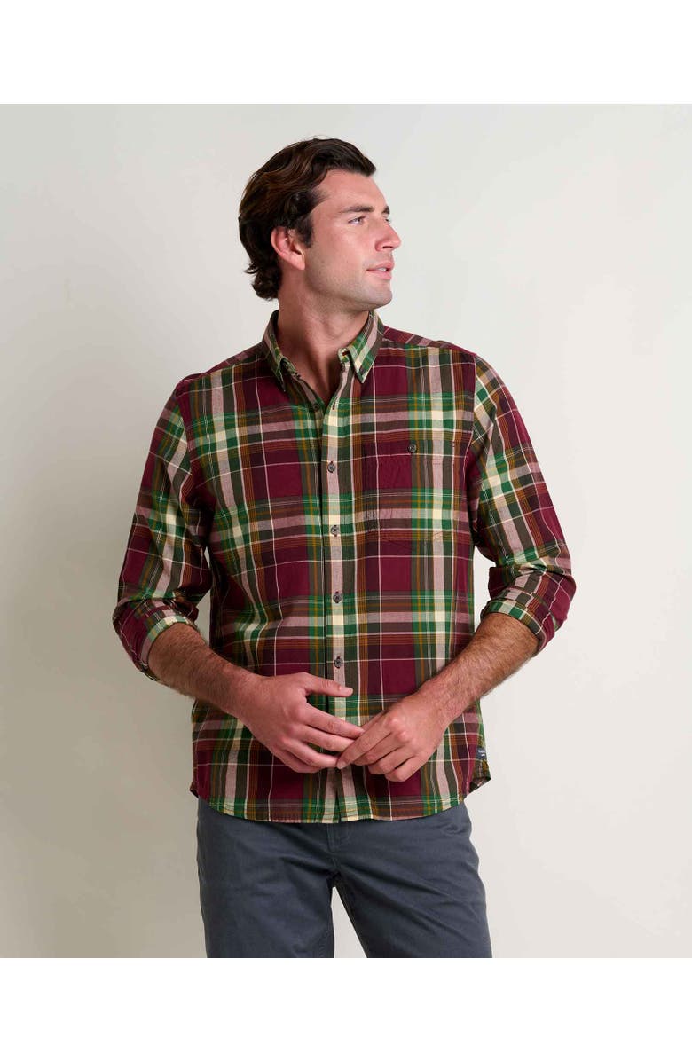 Toad & Co Men's Airscape Long Sleeve Shirt, Main, color, Port Madras