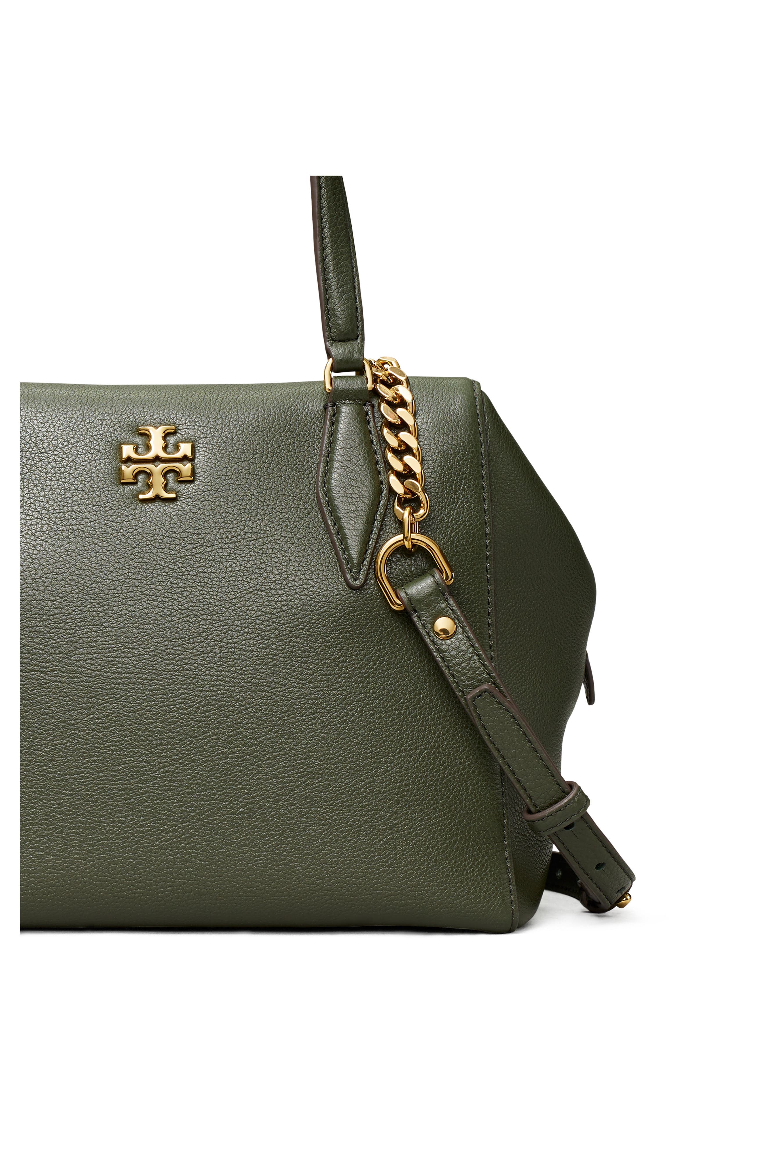Tory Burch Kira Pebbled Leather Satchel, Alternate, color, 