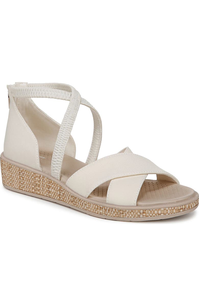 LifeStride Bali Wedge Sandal, Main, color, Cream