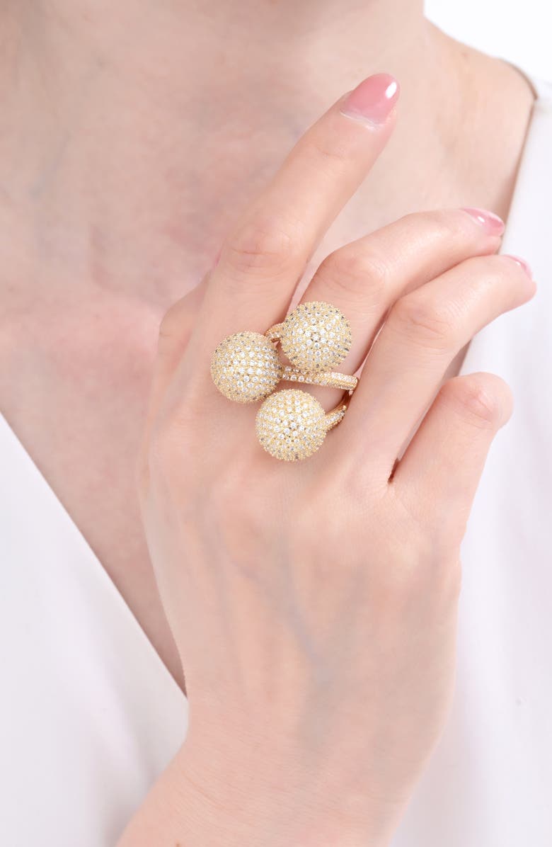 EYE CANDY LOS ANGELES Orla Pavé Wrap Ring, Alternate, color, 