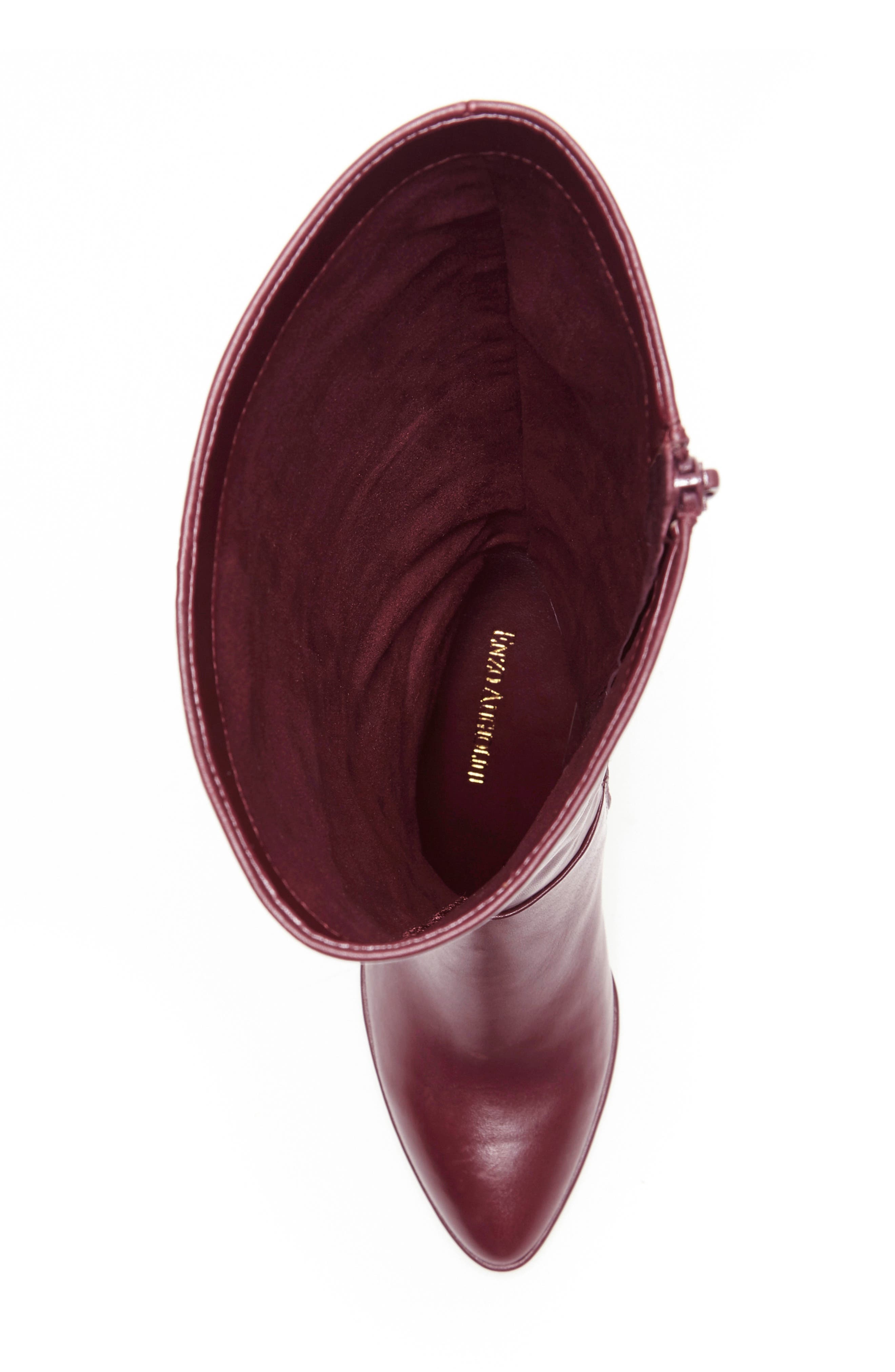 Wenda Knee High Boot, Alternate, color, MULLED WINE LEATHER
