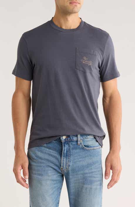 Lucky Brand Logo Pocket T-Shirt