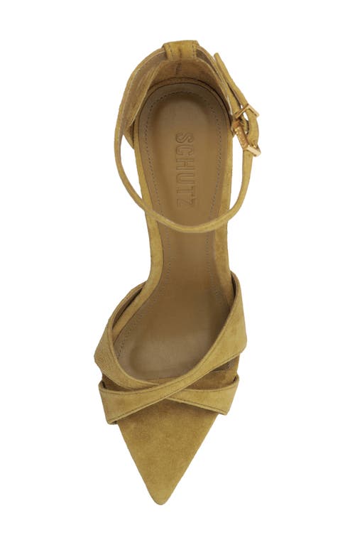 Schutz Hilda Leaf Pointed Toe D'orsay Pump