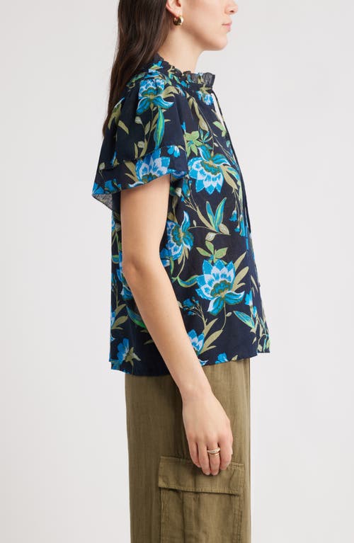 Caslonr Caslon(r) Ruffle Top In Blue
