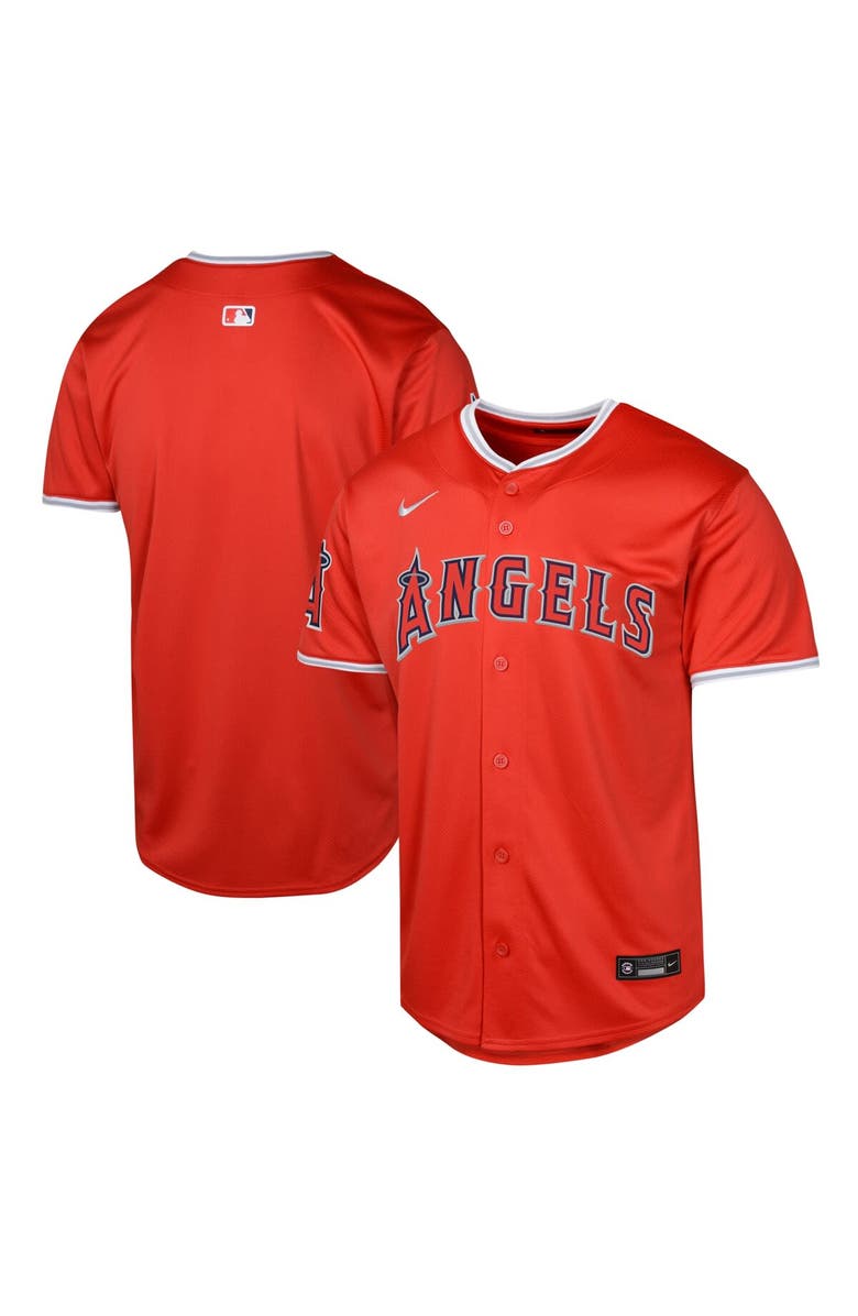 Nike Youth Nike Red Los Angeles Angels Alternate Limited Jersey, Main, color, 