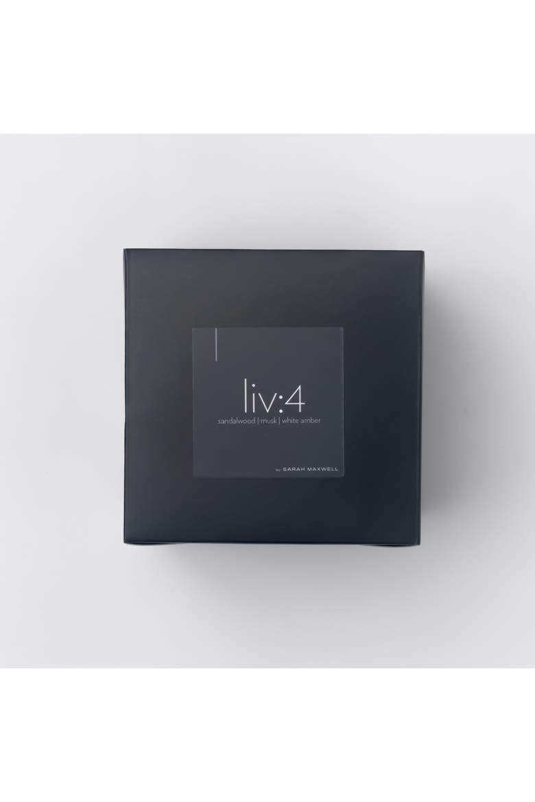 liv4 Scented Candle, Alternate, color, Black