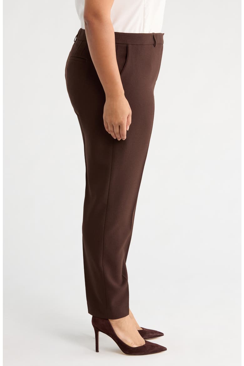 Classic Crepe Pants, Alternate, color, ESPRESSO