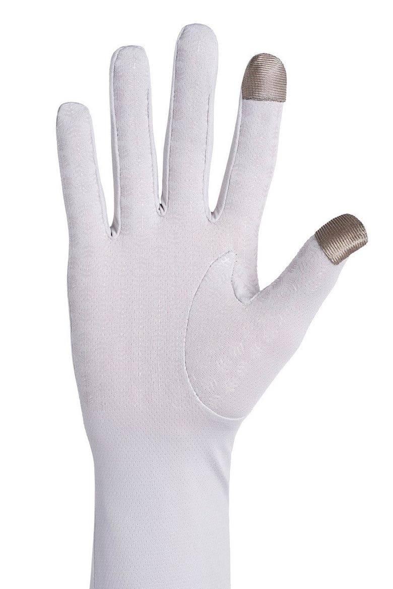 Bona Mid-Length UV Sun Glove with Touchscreen Tips, UPF 50+ Sun Protection, Alternate, color, Sleek Grey