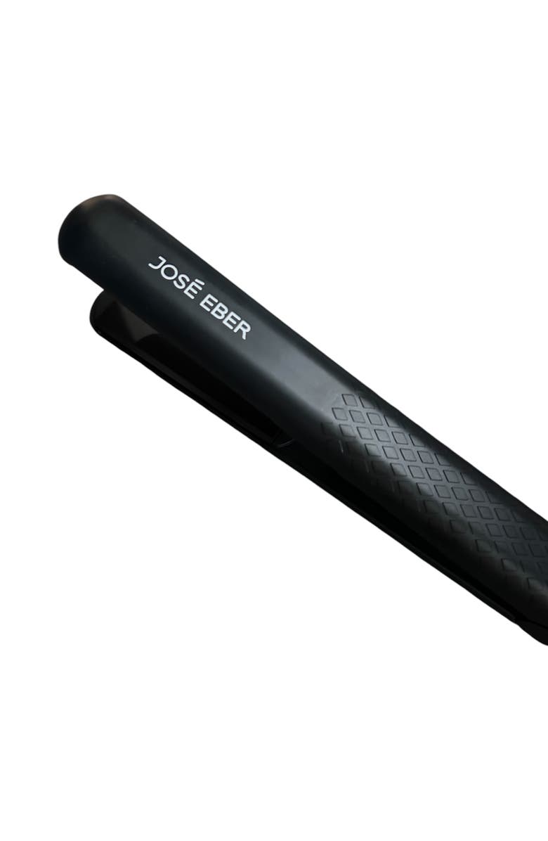 Jose Eber 100% Pure Ceramic Flat Iron Black, 1.25" Plates, Alternate, color, Black