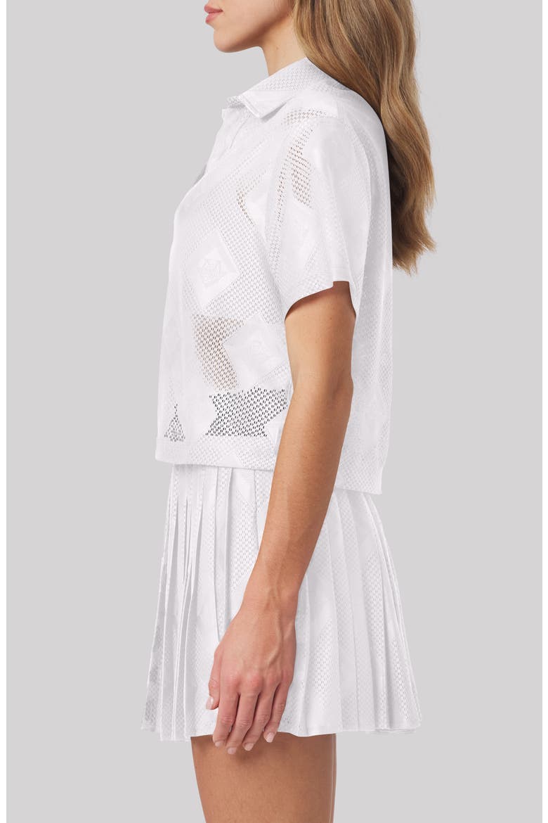 Cici Golf Polo, Alternate, color, WHITE