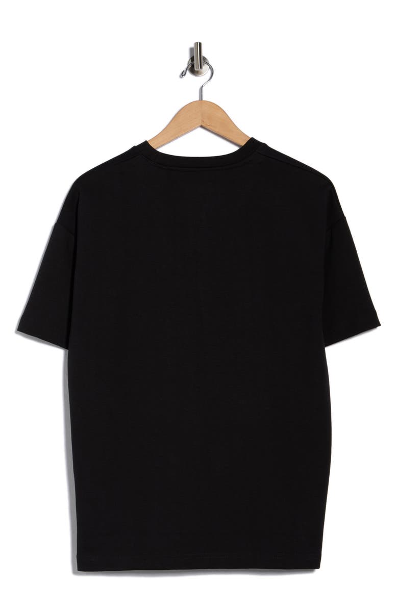 DENIM AND FLOWER Midweight Stretch Cotton T-Shirt, Alternate, color, Black