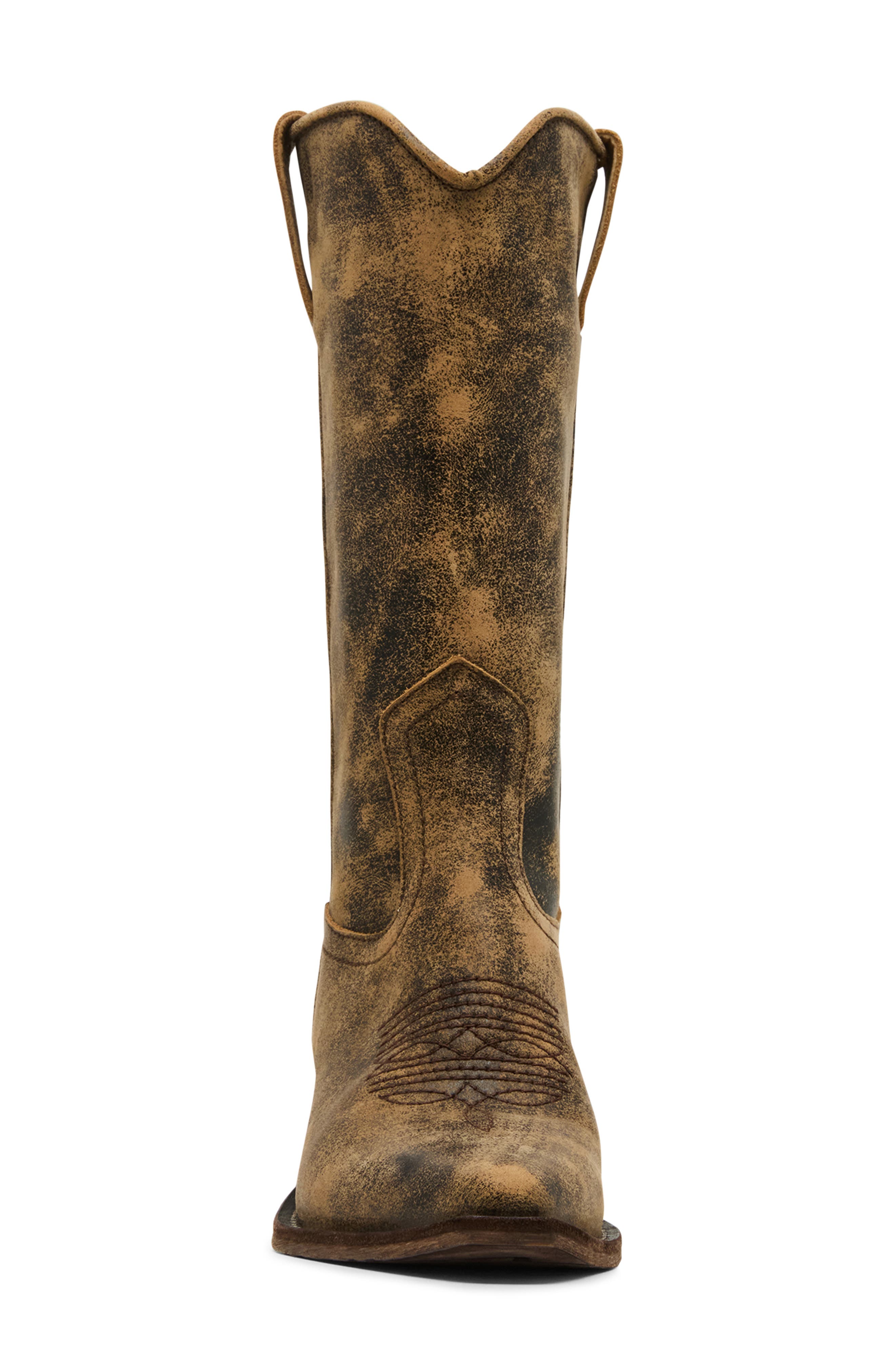 Steve Madden Albany Western Boot, Alternate, color, Brn Distre