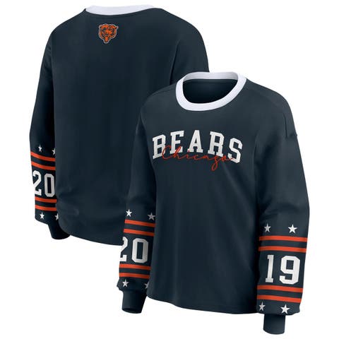Women's WEAR by Erin Andrews  Navy Chicago Bears Sport Long-Sleeve T-Shirt