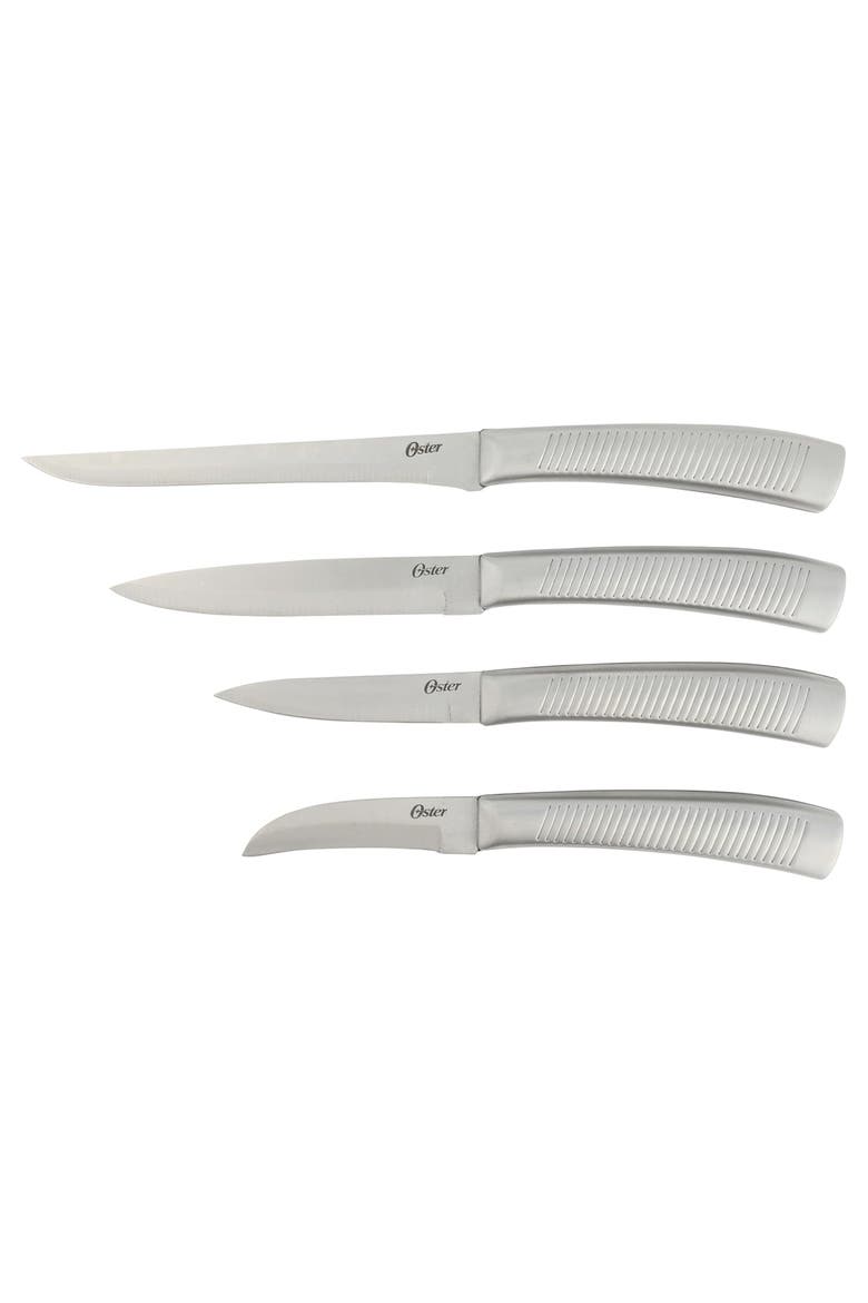 16 Piece Stainless Steel Kitchen Knife Block Set Silver, Alternate, color, Silver