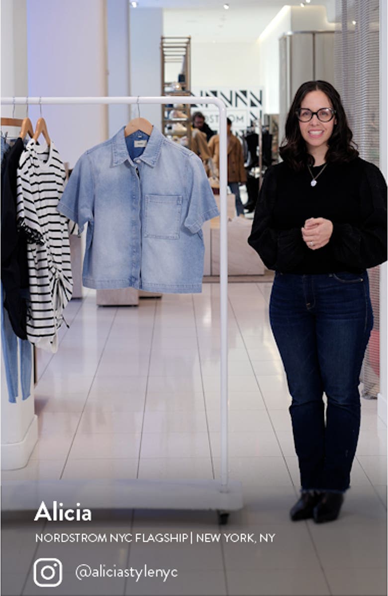 Montauk Short Sleeve Denim Shirt, sales video thumbnail