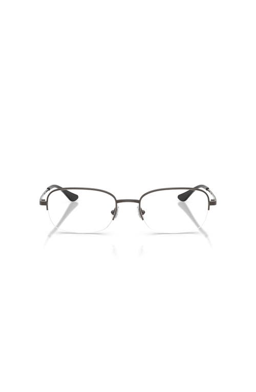 Brooks Brothers 54mm Rectangle Optical Glasses In Gray