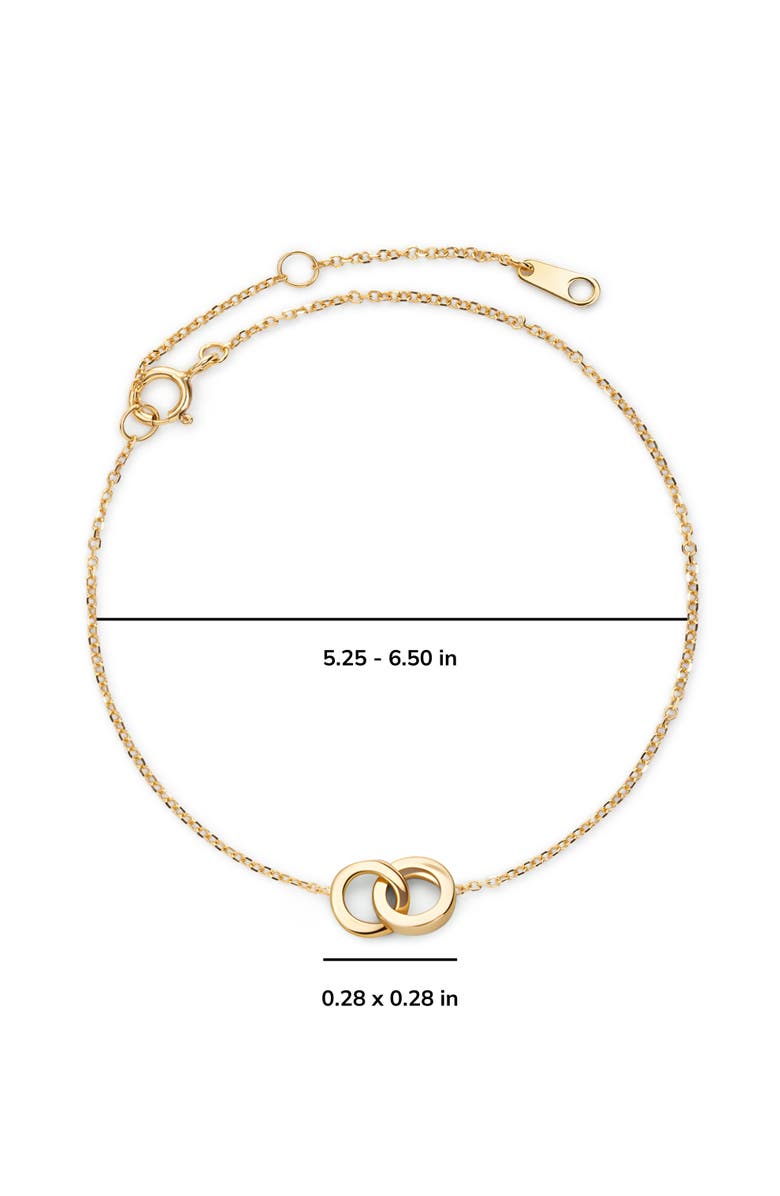 Ana Luisa Solid Gold - Duo Links Bracelet, Alternate, color, Gold