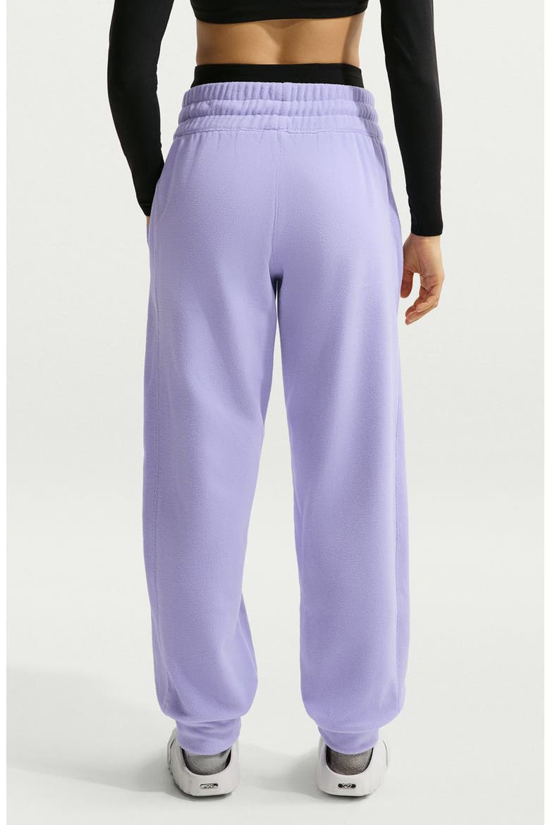 Therma-FIT One Polar Fleece Joggers, Alternate, color, PURPLE PULSE/ WHITE