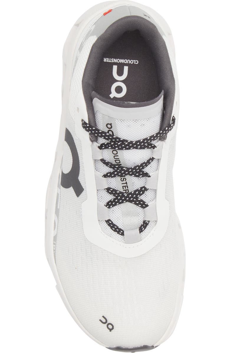 On Cloudmonster Running Shoe, Alternate, color, All White
