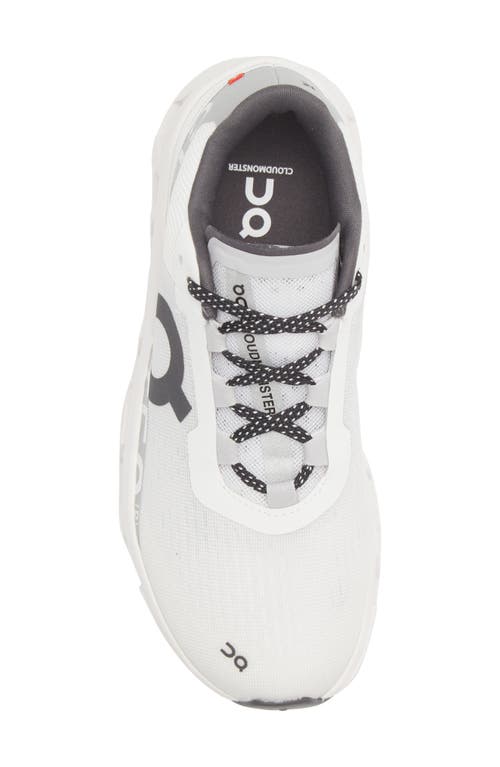 On White Cloudmster Sneakers