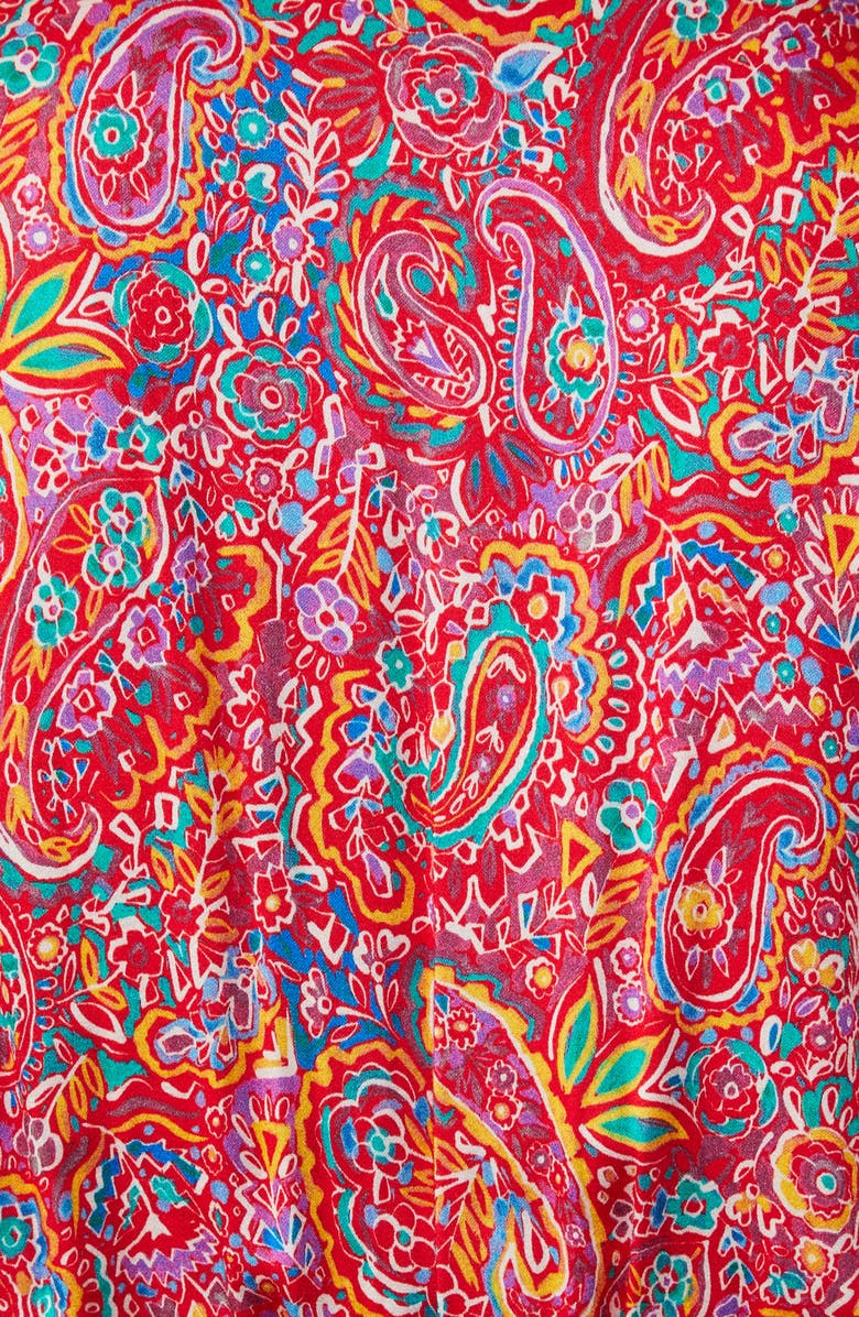 VICI Collection Halona Print Tie Waist Romper, Alternate, color,