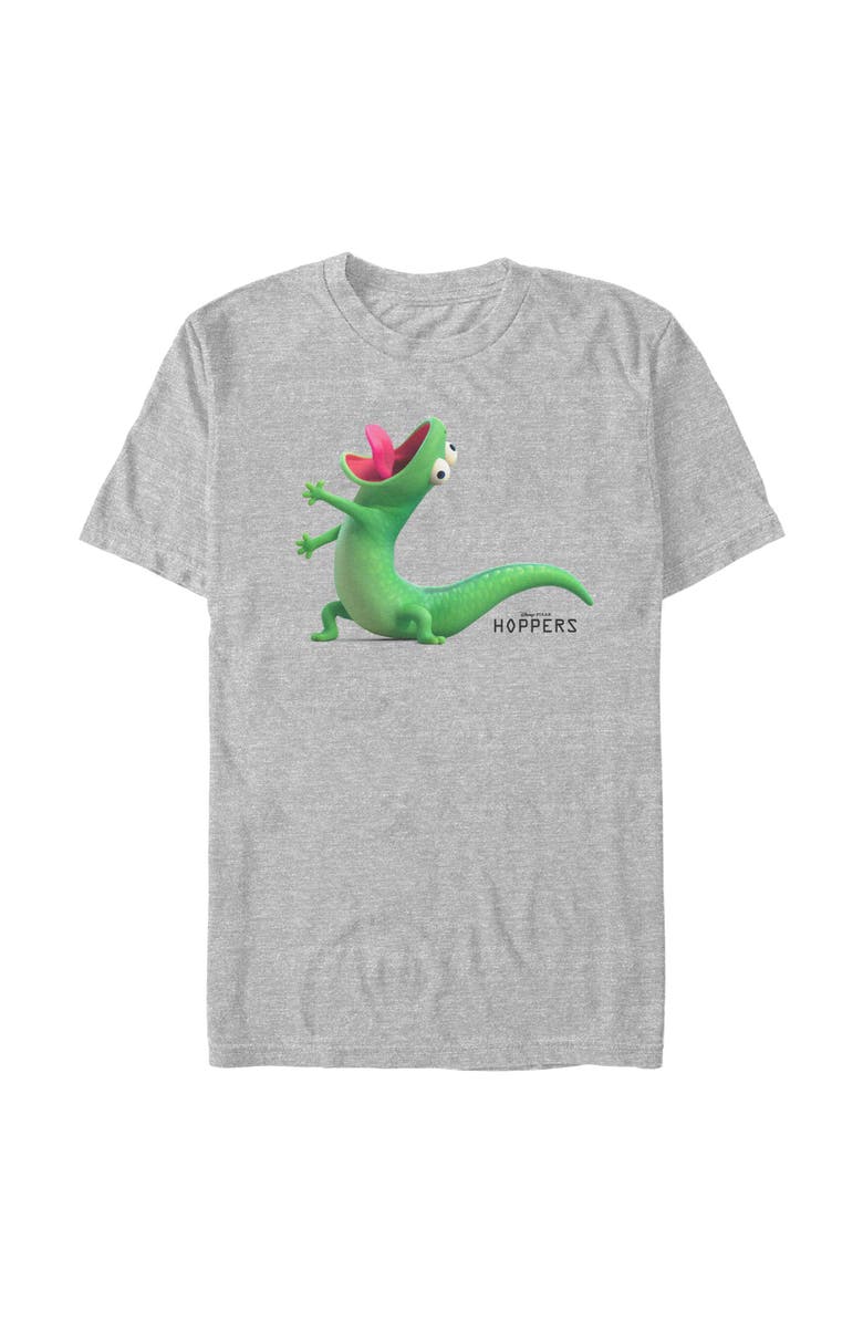 Hoppers Men's Hoppers Tom Lizard Celebration Pose Graphic T-Shirt, Main, color, Sport Grey