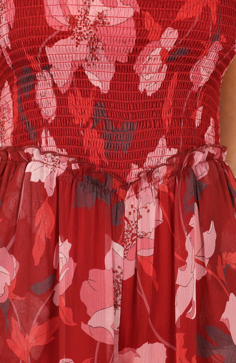 Petal & Pup Quinn Smocked Wide Leg Jumpsuit, Alternate, color,