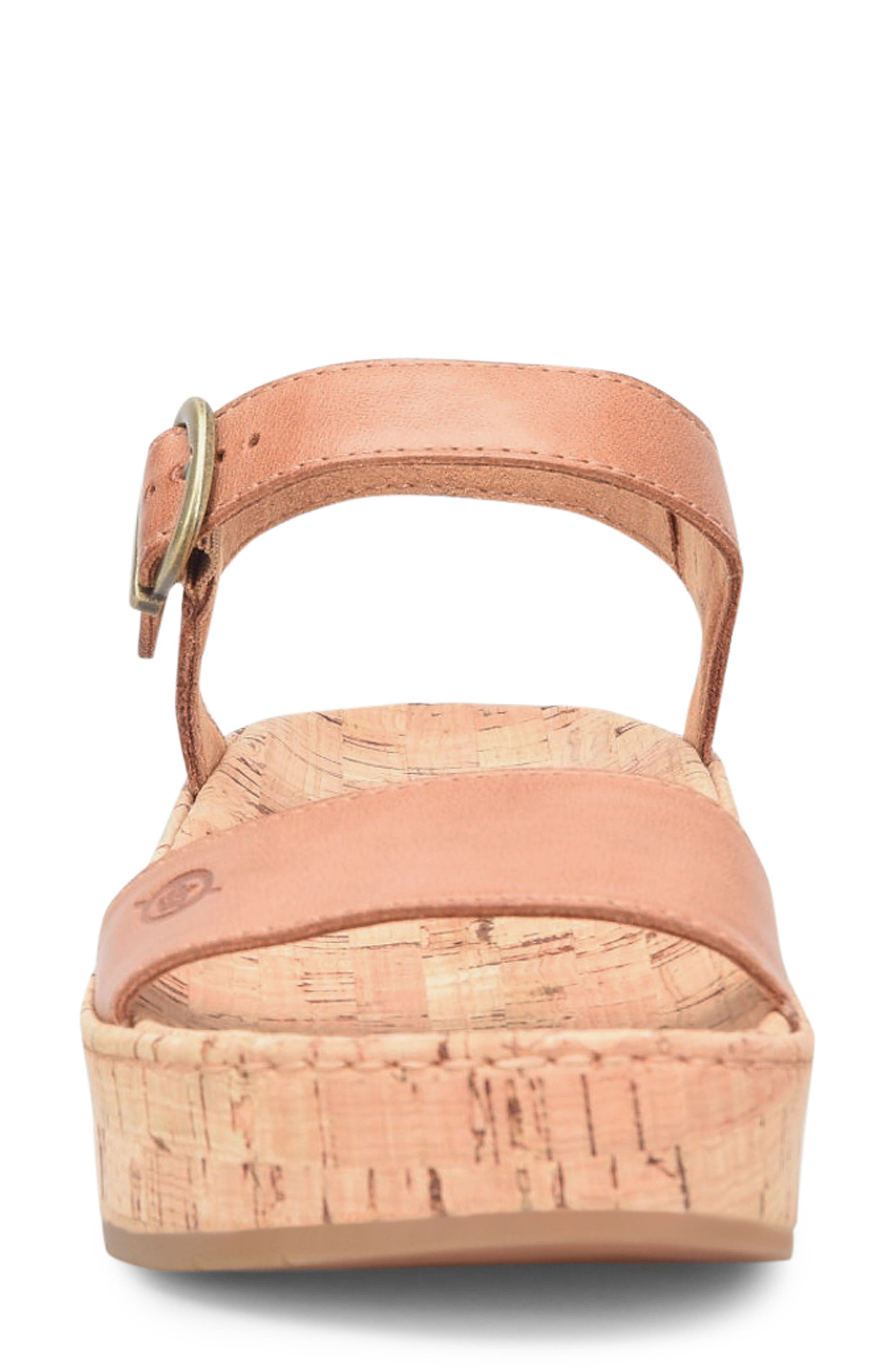 Børn Sari Platform Sandal, Alternate, color, Brown F/ G