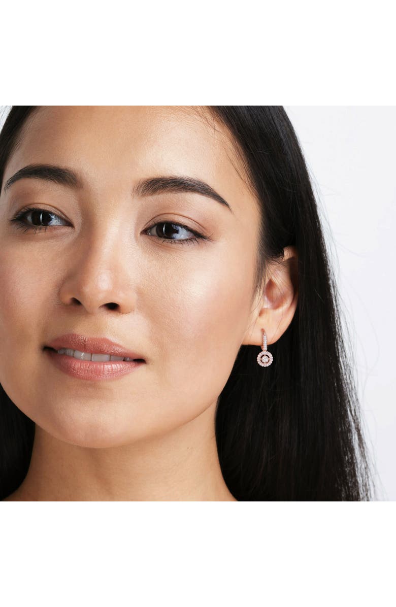 Julianna B. Diamond Vintage Halo Earring 10k Rose Gold, Alternate, color,