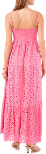 Eyelet Cotton Maxi Sundress