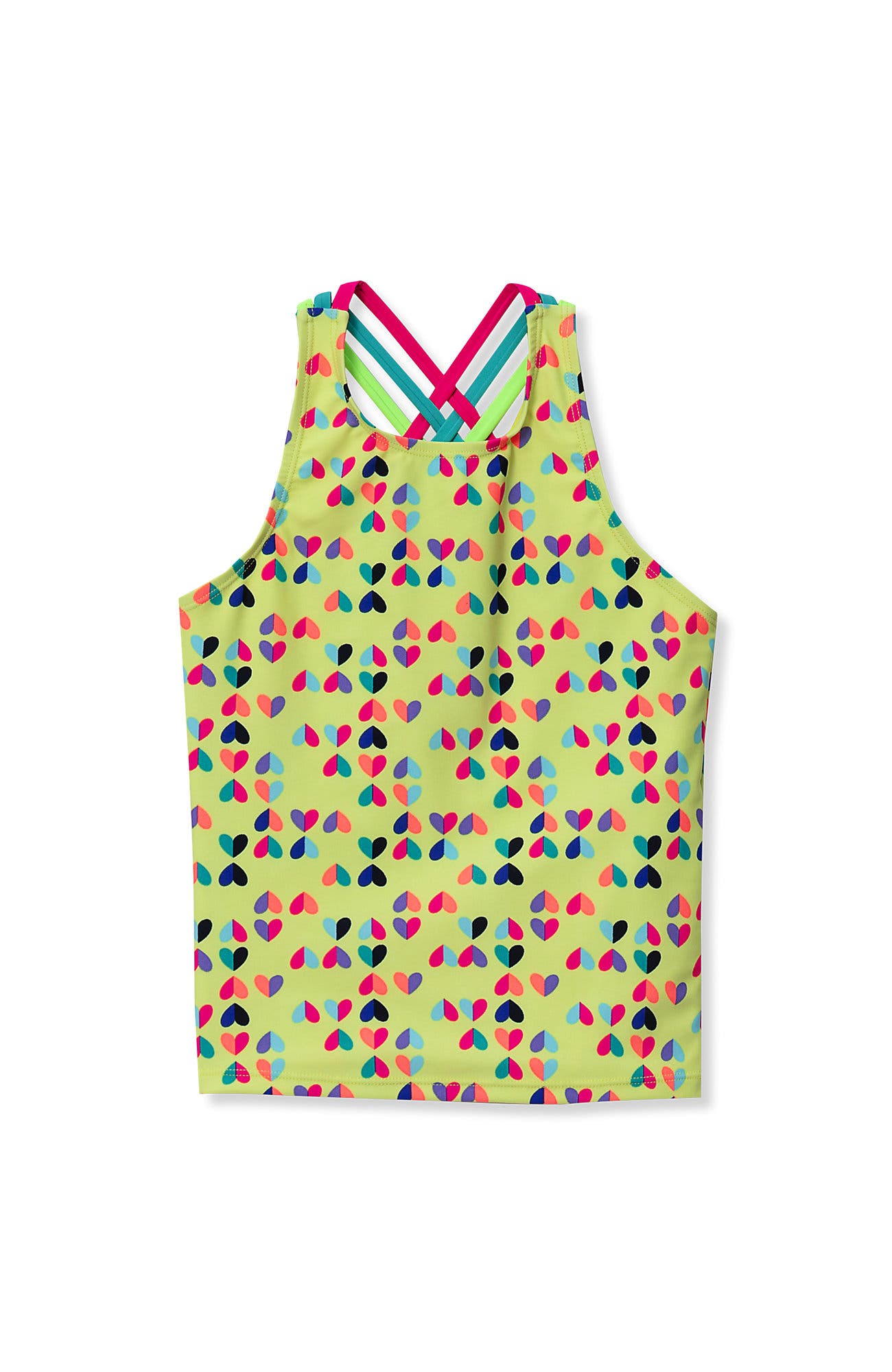 Hearts/Neon Yellow