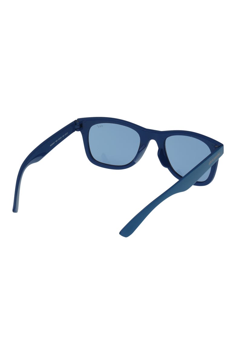 Kids' Rectangular Sunglasses, Alternate, color, SHINY BLUE / BLUE
