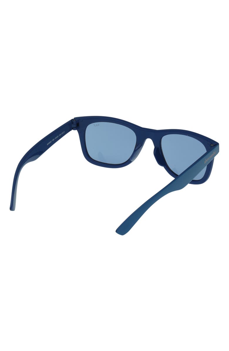 abercrombie kids Kids' Rectangular Sunglasses, Alternate, color, Shiny Blue / Blue