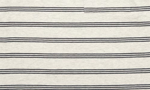 Feather 4 Arrow Kids' Banks Stripe Long Sleeve Pocket T-shirt In White