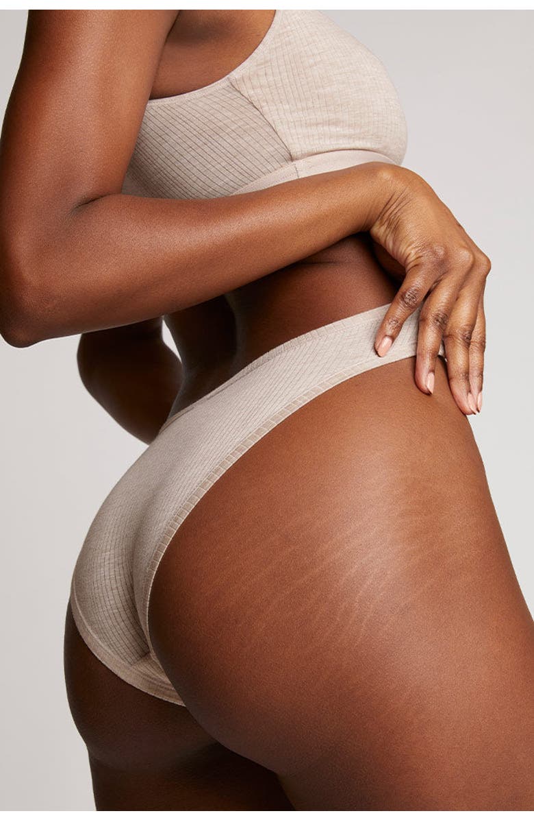 Negative Underwear Whipped French Cut Brief, Alternate, color, Sand