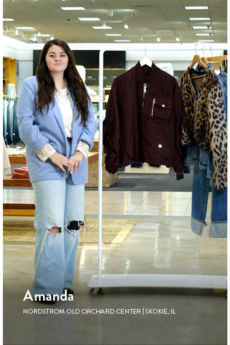 Rue Cotton & Linen Bomber Jacket video