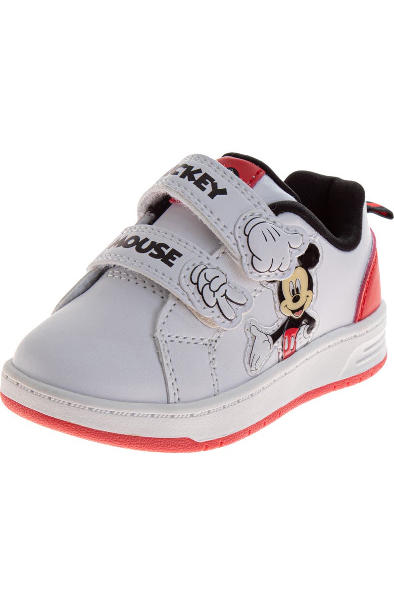 JOSMO Disney<sup>®</sup> Mickey Mouse<sup>®</sup> Sneaker, Alternate, color, White/ Red