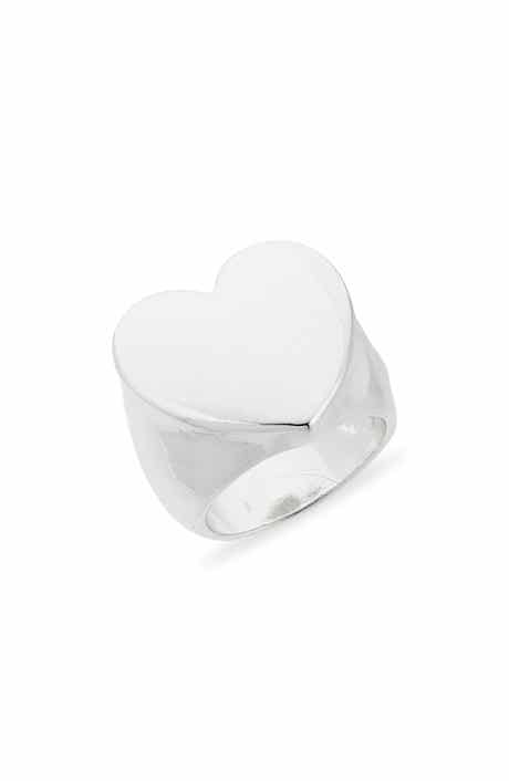 NORDSTROM RACK Heart Signet Ring